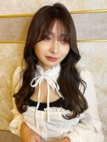 ロンド ストラーダ 心斎橋(Lond strada)&nbsp;韓国前髪顔周りロング×デザインカラー[心斎橋/髪質改善]