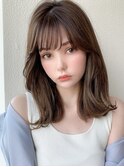 イメチェン大人可愛いくびれミディ/ショコラアッシュ/新宿