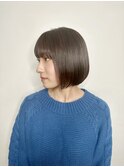 ★20代30代ぱつっとラインボブフルバング★