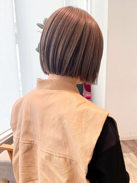 ケーツー あべのキューズモ－ル店(K-two) ボブ*ミニボブ*ミルクティーカラー*ナチュラルハイライト*美髪