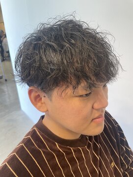 ニアウ 伊勢崎連取店(Niau) メンズマッシュスパイラルパーマ