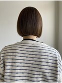 切りっぱなしボブ