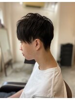 ソイクフ 高田馬場店(SOY-KUFU)&nbsp;MEN'SHAIRアッシュブラックベリーショートダークアッシュ