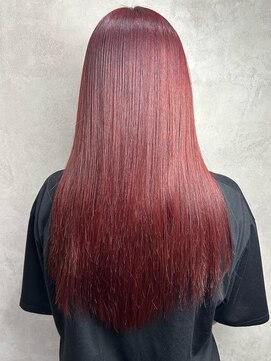 ルノン(LUNON) ボルドー/チェリーレッド/ブリーチ