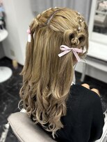 アールエーサロンモノクロ 秋葉原(RA SALON モノクロ)&nbsp;あみこみハートハーフツイン