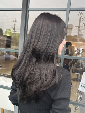 グランデ ビス(GRANDE bis) オリーブグレージュ×ロングレイヤー