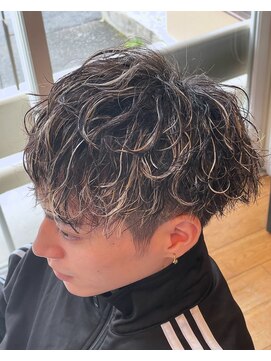 ラフ(LaF) ハイライト×パーマ