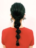 ワンイレブン 新橋銀座口(ONE_ELEVEN)&nbsp;ややタイトめ編みおろし　新橋銀座ヘアセット