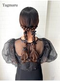 ツインスタイルリボンアレンジ☆