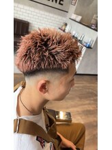 フェードアンドライン 青森駅前店(FADE&LINE) スパイキーショート