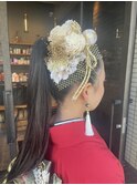 卒業式オススメシンプルポニーテールアップ☆
