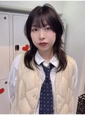 カシスブラウン×ハッシュカット