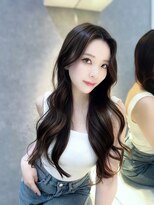 ロンドガーネット 池袋(Lond garnet)&nbsp;ワイドバングイメチェン美髪外ハネボブ+レイヤーカット韓国/池袋