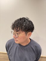 銀座マツナガ 神田店&nbsp;20代30代垢抜けおしゃれツーブロック波巻きパーマ