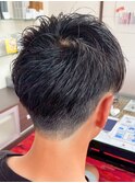 メンズ 爽やかビジネスショートスタイル ソフトツーブロック