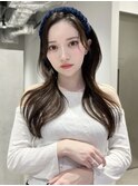 韓国ヘア/レイヤーカット/縮毛矯正/髪質改善/前髪顔まわりカット