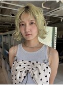 ボブレイヤー×ペールグリーン