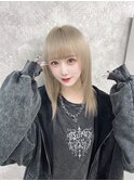 イメチェン/レッドブラウン/フルバング/似合わせカット/八王子駅