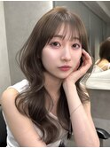 T204ブリーチなしミルクティーくびれヘアレイヤーカット表参道