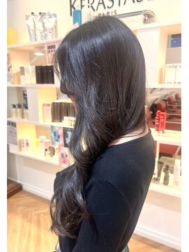 コワファースト  させぼ五番街店(COIFF1RST) 暗髪★ラベンダーカラー