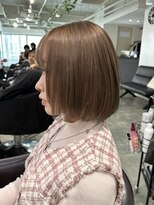 アルトラ(ALTLA)&nbsp;丸みボブ×ミルクティーベージュ