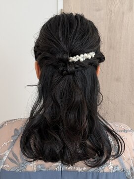 シュピネ(choupinet) ゆるっとハーフアップ