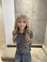 ロンドルピナス 小倉(Lond Lupinus) ミディアムレイヤーカット/似合わせカット/大人ガーリー/20代