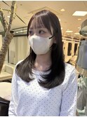 __レイヤーカット__ローレイヤー__ワインレッド__