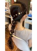 ローポニー編みおろし【新横浜/ヘアセット/着付け/ヘアメイク】