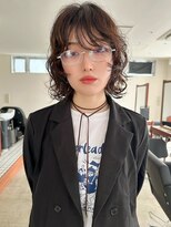 ホロ(hollo)&nbsp;レイヤーボブパーマボブウルフレイヤーパーマ