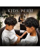 アグ ヘアー ナッツ 秦野店(Agu hair nuts) キッズツイストスパイラル×フェード