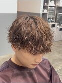 リバースセンターパート/ニュアンスパーマ/ダウンバング/MEN'S◎