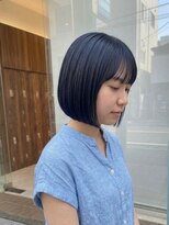 アッシュ 川崎店(Ash) まとまりやすい切りっぱなしボブ【Ash川崎店】