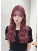 エニル 春日部店(enil) ◎大人可愛いチェリーピンクブラウン×艶ヴェール◎