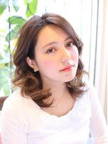 ヘアーデザイン リント(hair design Rinto) マイナス５歳若く見える上品なお出かけ耳かけヘアスタイル