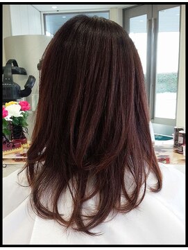 メタ(META) カット+ハイブリッド縮毛矯正+毛髪再生プレミアムカラー