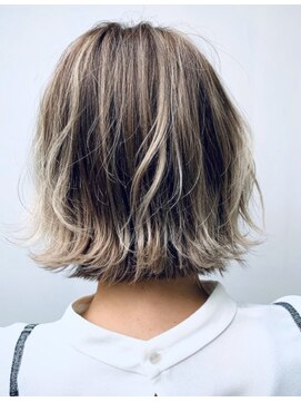 クールドセリエ 新宿南口店(Coeur de cellier) ハイライト×ベージュ