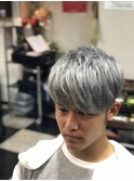 ハイトーンマッシュスタイル