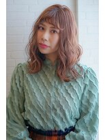 アヴァンティ ヘアーアンドスパ(avanti hair&spa)&nbsp;大人カワイイ☆オレンジベージュミディ