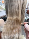 【大人ガーリーカラー♪ 髪質改善ストレートでツヤツヤに♪】