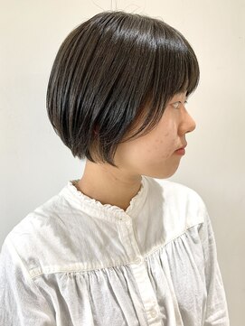 フォーク FOLK 【FOLK】透明感カーキベージュ☆似合わせショートボブ♪