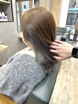 リベストバイジェービー 稲毛(li best. byjb) グレージュカラー/ボブウルフ/黒髪/ココアベージュ[稲毛/稲毛駅]