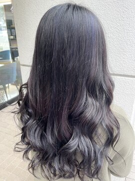 フィッティ 横須賀中央店(fiti) ハイライト×パープル