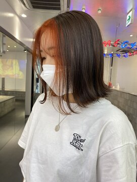 ゲーム 原宿店(GAME) オレンジ /インナーカラー/オージュア/髪質改善/原宿