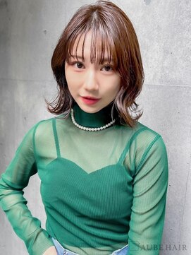 オーブ ヘアー イスト 浅草店(AUBE HAIR isto) 20代・30代_韓国風大人くびれ巻きヘア