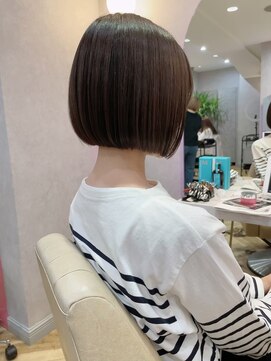 リール 銀座(R'EEL) コンパクトボブ×縮毛矯正