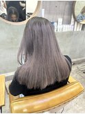 グレージュカラー　ハイトーンカラー