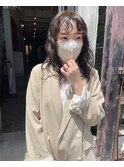 オリーブ×ウルフパーマ×ロング