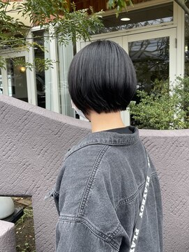 トップヘアー 玉島店(TOP HAIR) 《TOPHAIR 玉島店/ もも》丸みショートボブ
