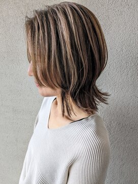 グランドウシワカマル(GRAND ushiwakamaru) ウルフレイヤーカット   40代50代60代おすすめ